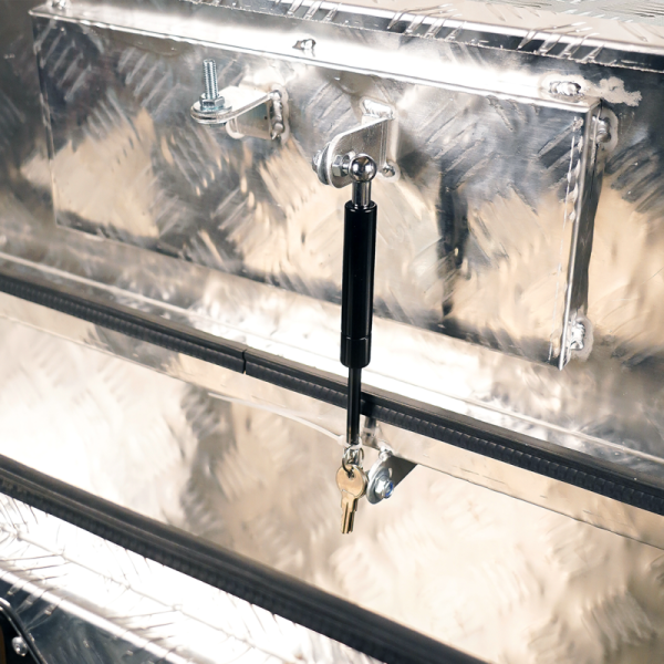 boîtes à outils aluminium lxbxh 900x300x350mm serrure de coffre