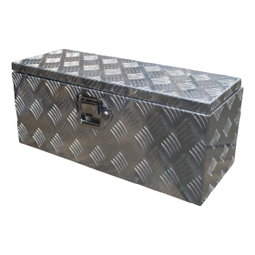 caisse à outils aluminium lxbxh 600x300x300mm serrure de coffre