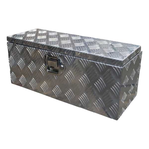 caisse à outils aluminium lxbxh 600x300x300mm serrure de coffre