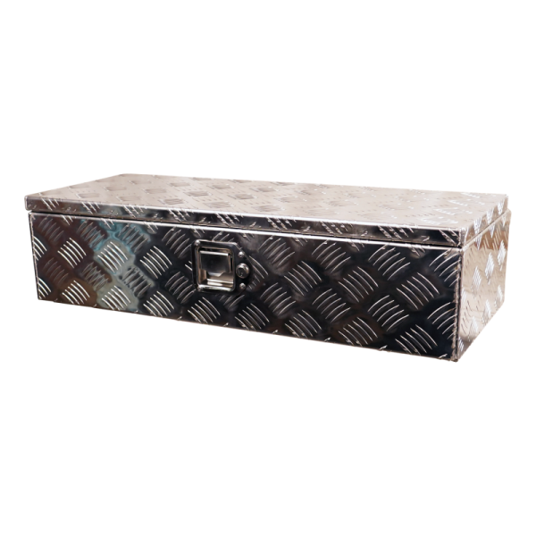 caisse à outils aluminium lxbxh 760x310x190mm serrure de coffre