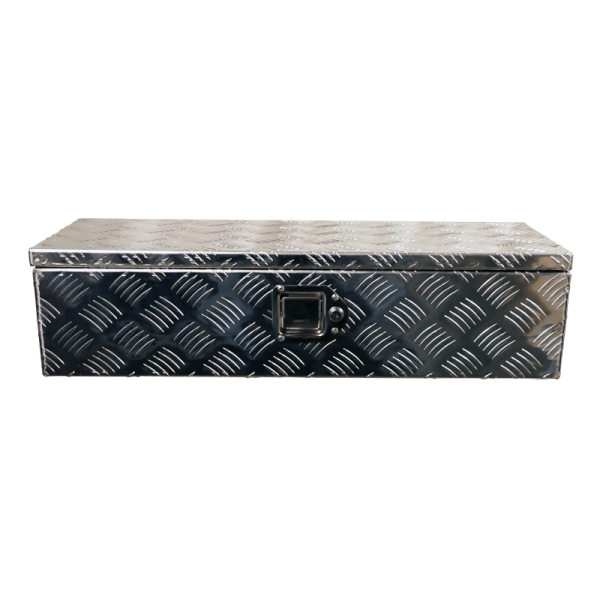 caisse à outils aluminium lxbxh 760x310x190mm serrure de coffre