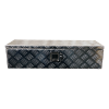 caisse à outils aluminium lxbxh 760x310x190mm serrure de coffre