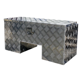 caisse à outils aluminium lxbxh 818x361x400mm serrure de coffre