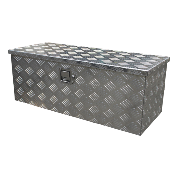 caisse à outils aluminium lxbxh 850x350x320mm serrure de coffre