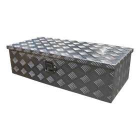 caisse à outils aluminium lxbxh 850x400x230mm serrure de coffre