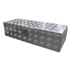 caisse à outils aluminium lxbxh 900x380x230mm serrure de coffre