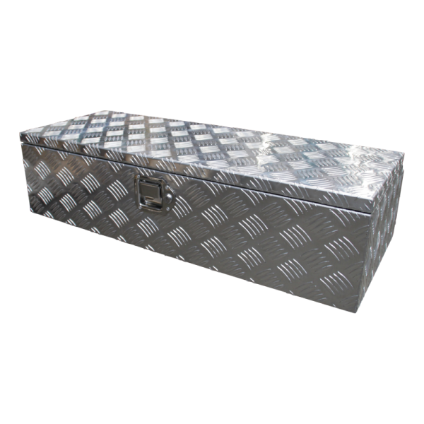 caisse à outils aluminium lxbxh 900x380x230mm serrure de coffre