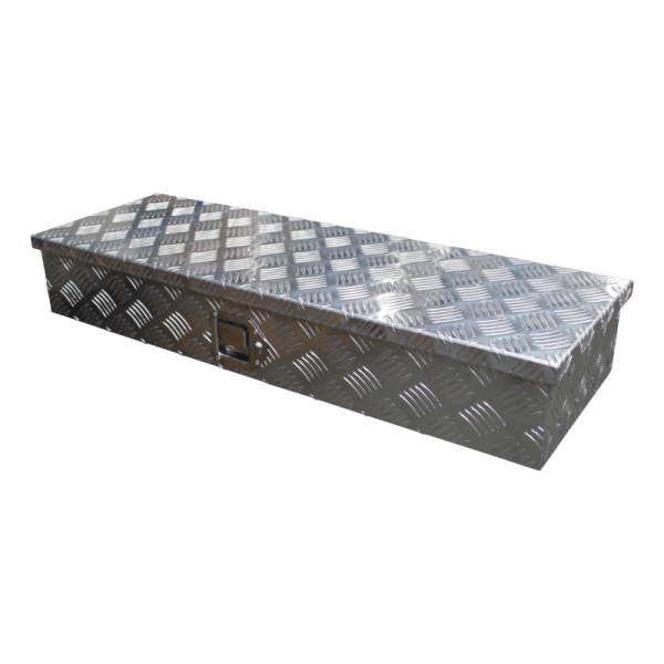 caisse à outils aluminium lxbxh 950x320x150mm serrure de coffre