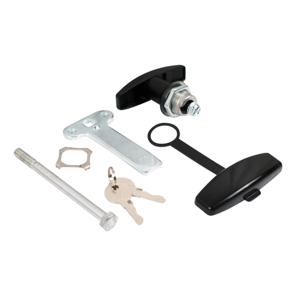 Poignée en T + serrure plastique Stabilo 500, 500-3, 500-4, 600, 800