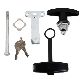 Poignée en T + serrure plastique Stabilo 500, 500-3, 500-4, 600, 800