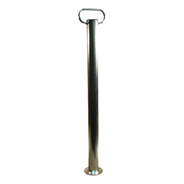 trépied avec embout Ø48x700mm zingué