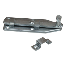 Boulon plat coulissant zingué 100 x 35mm