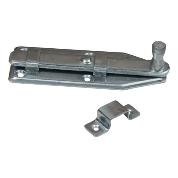 Boulon plat coulissant zingué 100 x 35mm