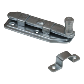 Boulon plat coulissant zingué 60 x 25mm