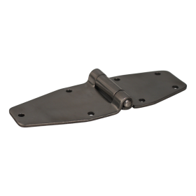 charnière papillon, avec motif de trous 60 x 209mm lame de charnière inox