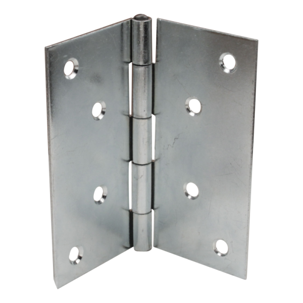 charnière, angle droit avec goupille 100 x 100mm