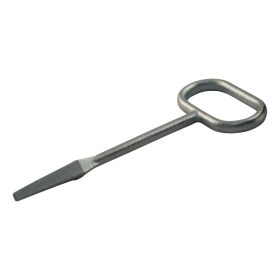 clé pour serrure de coffre à pneus zingué