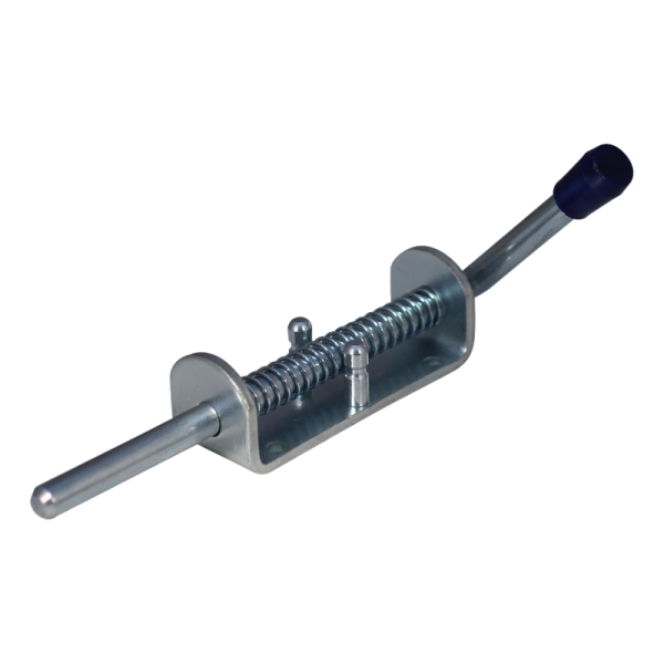 Crochet avec plaque de fixation version à visser axe Ø12mm zingué