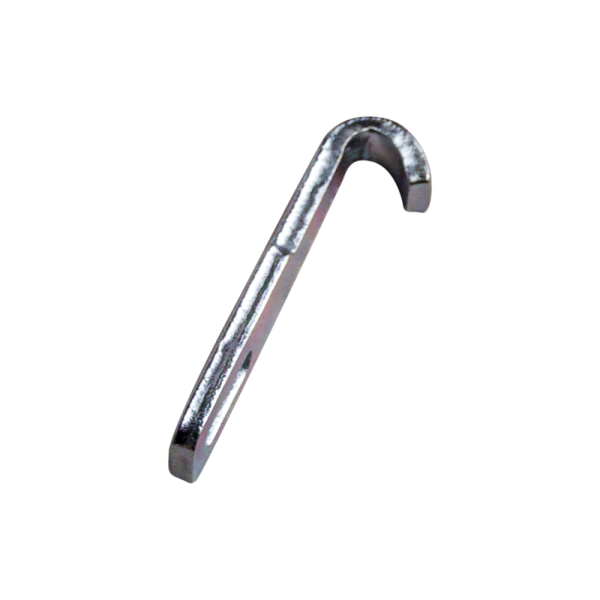 crochet droit version à visser zingué