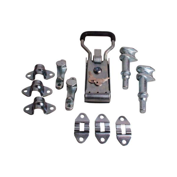 fermeture de conteneur à gauche et à droite (universel) zingué pour tube Ø22