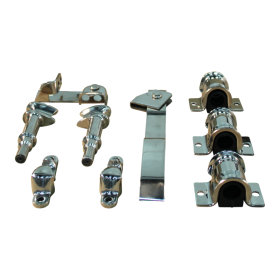 fermeture de conteneur droit inox pour tube Ø22