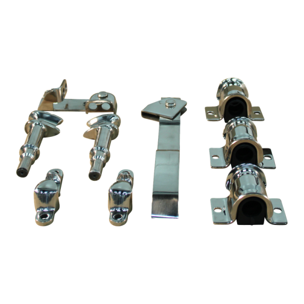 fermeture de conteneur droit inox pour tube Ø22