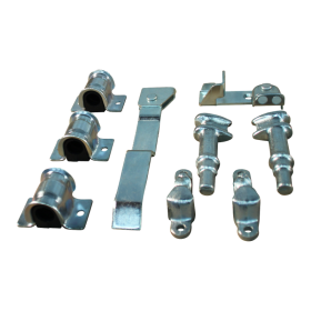 fermeture de conteneur gauche zingué pour tube Ø22