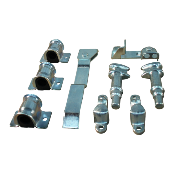 fermeture de conteneur gauche zingué pour tube Ø22