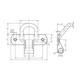 fermeture panique coulissante