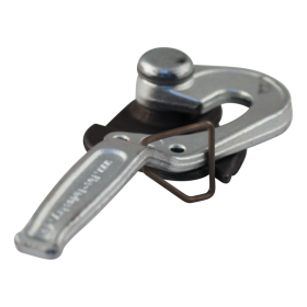 fixation d'angle avec ressort de sécurité en inox gauche