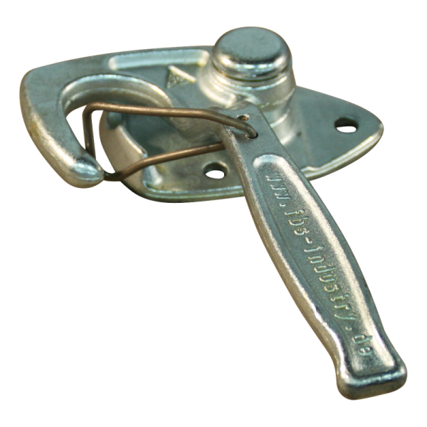 fixation d'angle avec ressort de sécurité en inox nr. 1 droit