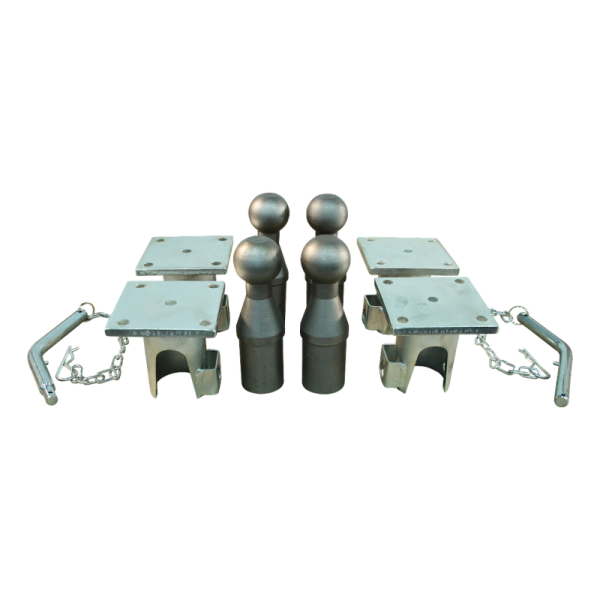 jeu de rotules articulées pour remorque tribenne, 3-faces 3500kg
