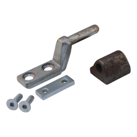 pivot + contre plaque + corps de la charnière