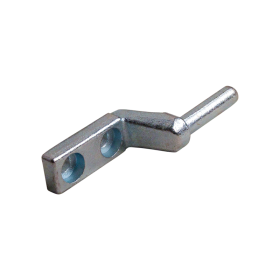 pivot zingué Goupille Ø12x50, trous pour vis axe à axe 30, Ø9.5