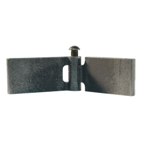 porte charnière droit avec goupille d'acier 30 x 60mm lame de charnière brut démontable
