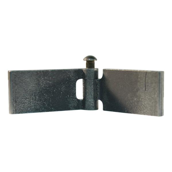 porte charnière droit avec goupille d'acier 30 x 60mm lame de charnière brut démontable