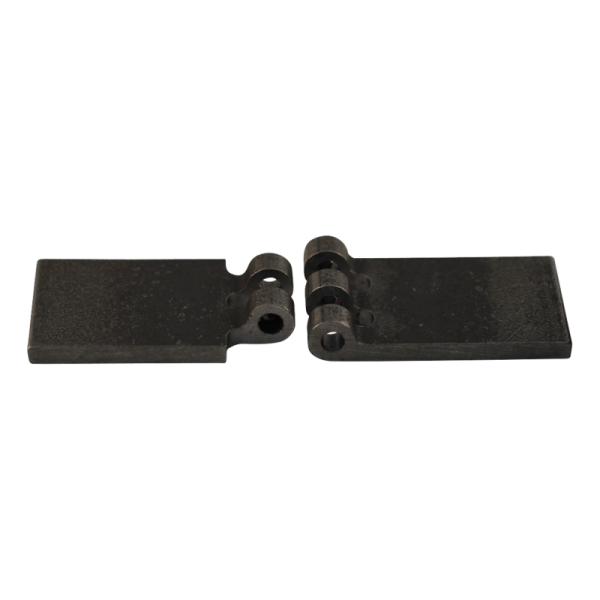 porte charnière droit avec goupille d'acier 40 x 60mm lame de charnière brut démontable