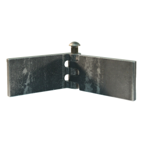 porte charnière droit avec goupille d'acier 40 x 80mm lame de charnière brut démontable