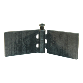 porte charnière droit avec goupille d'acier 50 x 80mm lame de charnière brut démontable