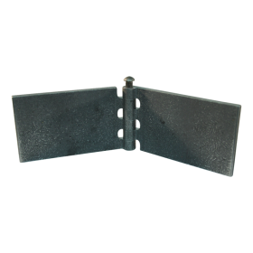 porte charnière droit avec goupille d'acier 60 x 100mm lame de charnière brut démontable