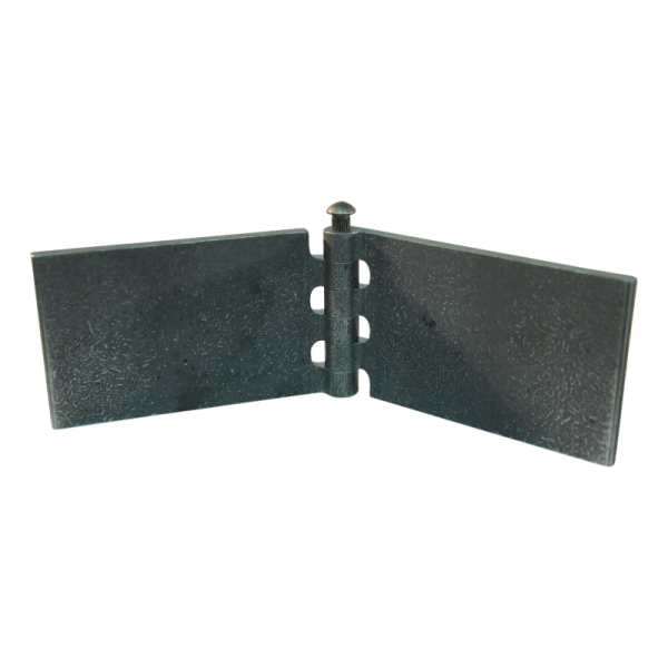 porte charnière droit avec goupille d'acier 60 x 100mm lame de charnière brut démontable