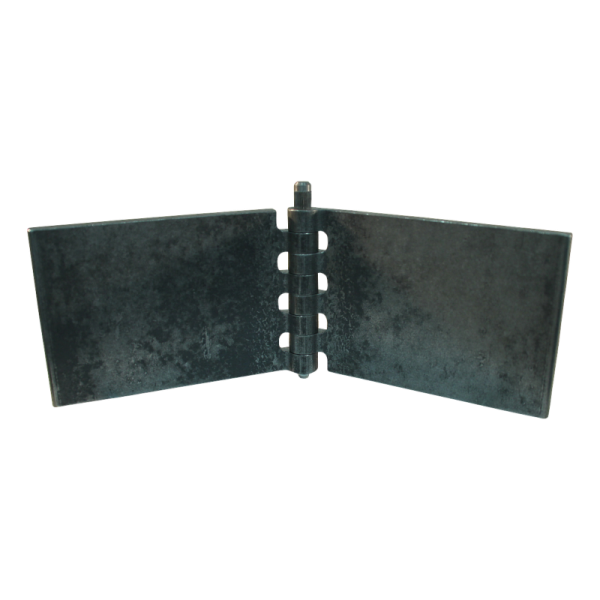 porte charnière droit avec goupille d'acier 80 x 120mm lame de charnière brut