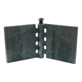 porte charnière droit avec goupille d'acier 80 x 80mm lame de charnière brut