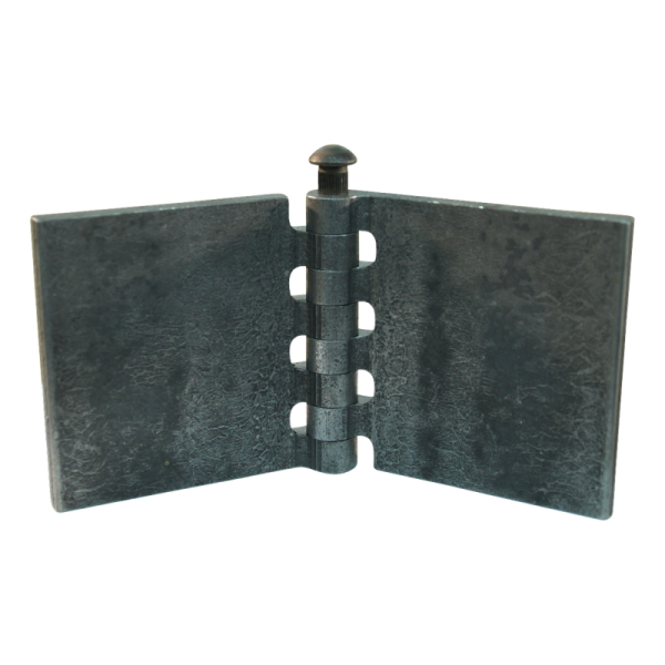 porte charnière droit avec goupille d'acier 80 x 80mm lame de charnière brut