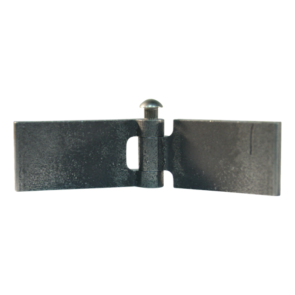 porte charnière droit avec goupille d'inox 30 x 60mm lame de charnière brut démontable