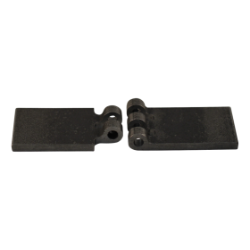 porte charnière droit avec goupille d'inox 40 x 60mm lame de charnière brut démontable