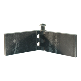 porte charnière droit avec goupille d'inox 40 x 80mm lame de charnière brut démontable