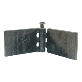 porte charnière droit avec goupille d'inox 50 x 80mm lame de charnière brut démontable