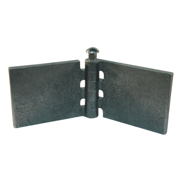 porte charnière droit avec goupille d'inox 60 x 80mm lame de charnière brut démontable