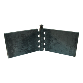 porte charnière droit avec goupille d'inox 80 x 120mm lame de charnière brut